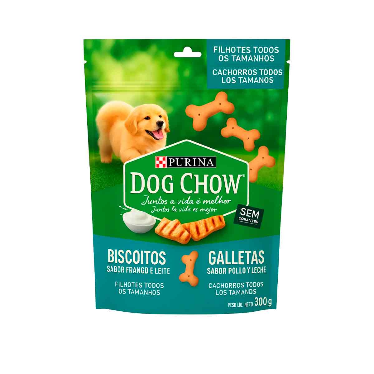 DOG-CHOW-BISCUITS-CACHORRO-POLLO-LECHE-300GR Dog Chow Galleta Biscuit Pollo Leche