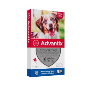 Advantix Spot On Pipeta 10-25 Kgs