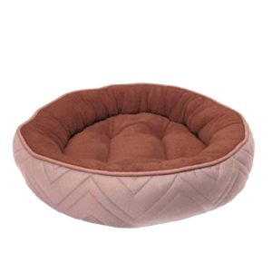 Cama Redonda Dreamwell Beige/Café 56 Cm