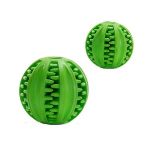 Juguete Pelota con Dientes Verde M