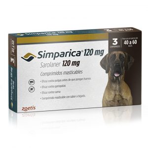 Simparica 120 Mg (40.1 - 60 K) X 3 Comp.