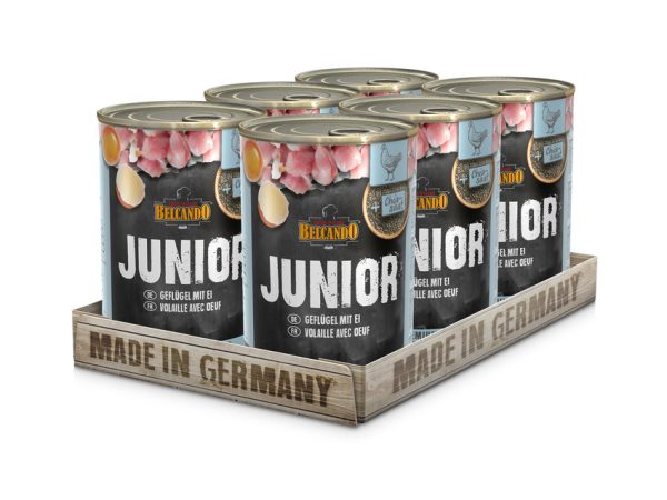 Belcando Latas Junior Ave Y Huevo x6unidades