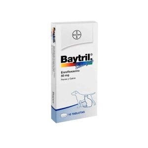 Baytril 50 Mg 10 Comprimidos