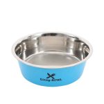 plato acero antideslizante azul