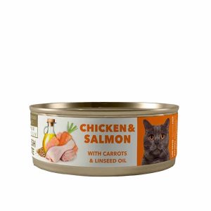 Amity Lata Gato Adulto Chicken and Salmon wet food