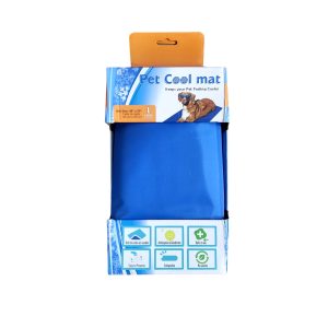 manta refrescante azul talla L