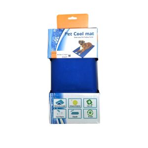 manta refrescante azul talla M