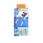 manta refrescante azul y-hueso talla M