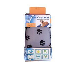 manta refrescante gris patitas talla L