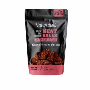 naturalistic meat balls salmon and sweet potato