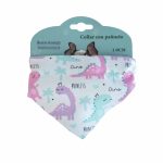 collar pañuelo blanco dinosaurio princesa