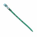 Collar Cuero diseño Schnauzer verde