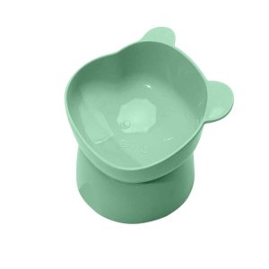 Plato Verde forma de Oso