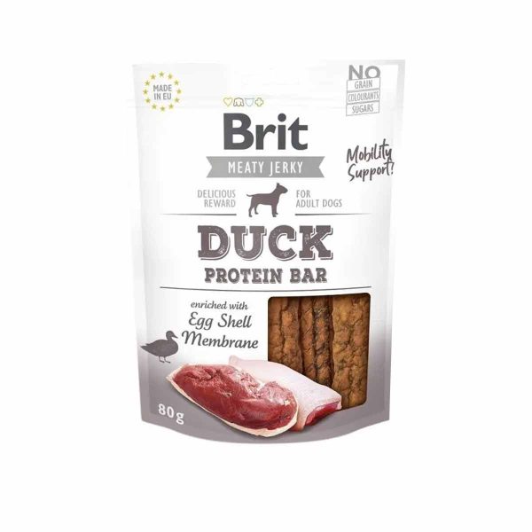 BRIT MEATY JERKY duck PROTEIN BAR