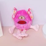Juguete Peluche Docamonsters Redondo con Sonido Fucsia