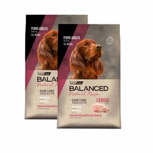 2 Sacos Balanced Perro Natural Recipe Cerdo