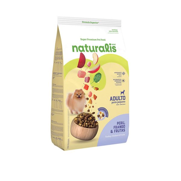 Naturalis Adulto Raza Pequeña Frango y Peru Frutas