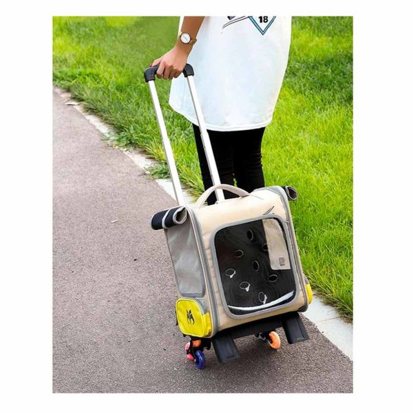 Mochila Transportadora con manilla y ruedas