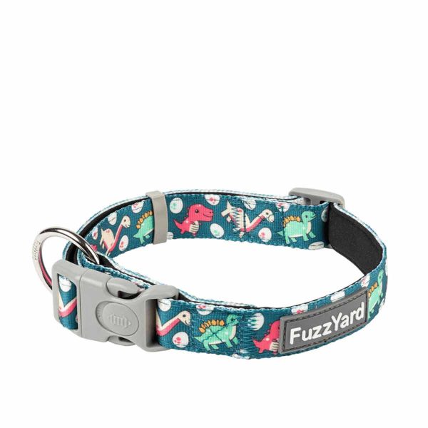Fuzzyard Collar Perro Dinosaur Land