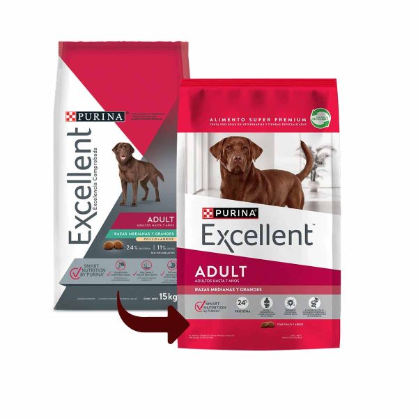 Excellent Adulto Mediana / Grande Pollo