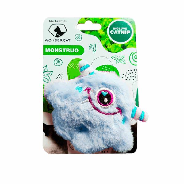 Peluche Monstruo Catnip Azul
