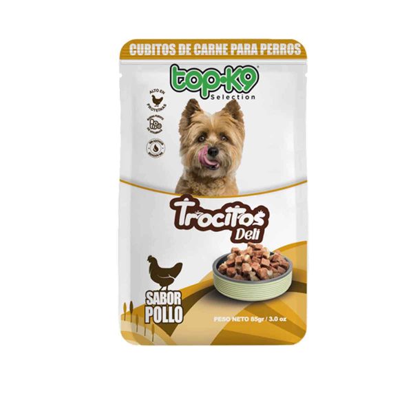 Top K9 Snack Trocitos Deli Pollo