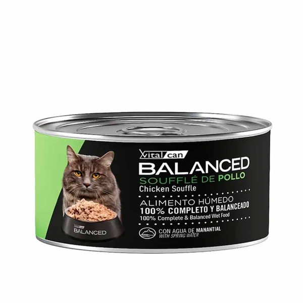 Balanced Lata Gato Adulto Castrado Souffle de Pollo