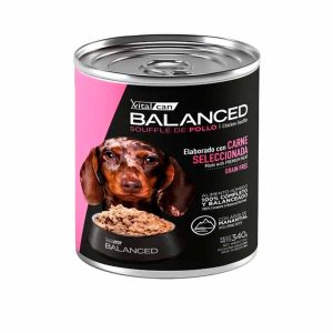 Balanced Lata Perro Cachorro Souffle de Pollo