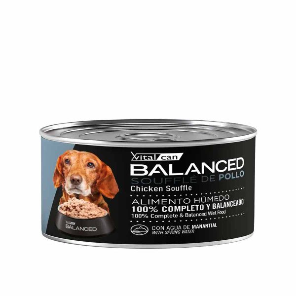 Balanced Lata Perro Senior Souffle de Pollo