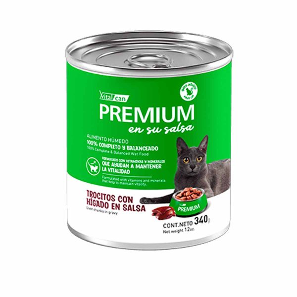 Premium-Lata-Gato-Adulto-Trocitos-con-Hígado-en-Salsa Premium Lata Gato Adulto Trocitos con Hígado en Salsa