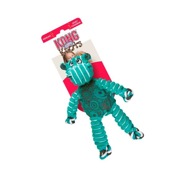 JUGUETE-KONG-FLOPPY-KNOTS-HIPPO-S-M-K40203 Juguete Kong Floppy Knots Hippo