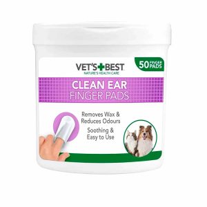 Manna Pro Vets Best Clean Ear Finger Pads Dedal 50 Unidades