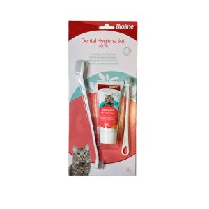 Kit Higiene Dental Gatos Sabor Cheese
