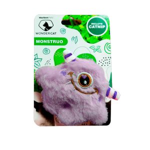 Peluche Monstruo Catnip Morado 8 cm