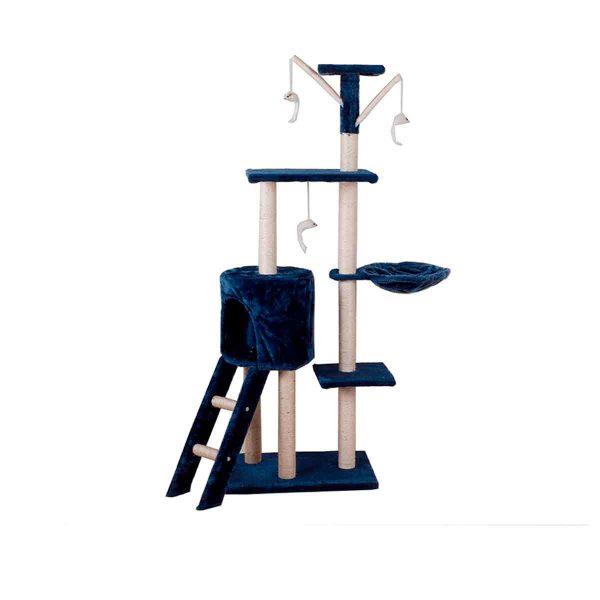 Rascador Tipo Árbol Azul