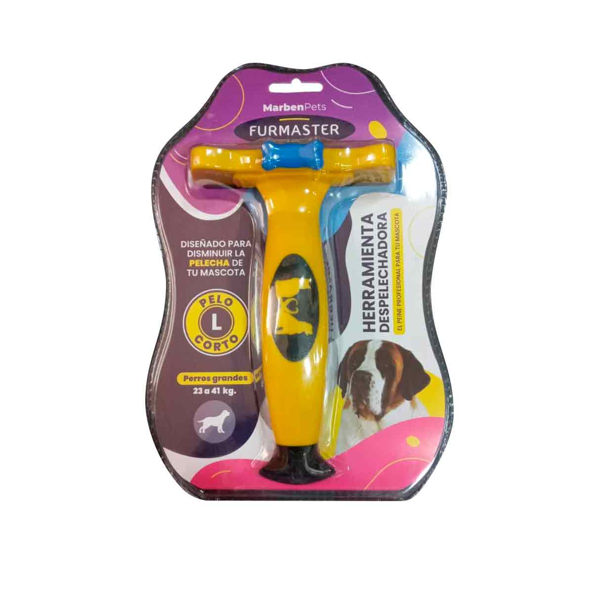 FURMASTER-PELO-CORTO-PEINE-DE-ACERO-INOXIDABLE-AMARILLO-FUR-LC-MB Furmaster Peine de Acero Inoxidable Pelo Corto Amarillo