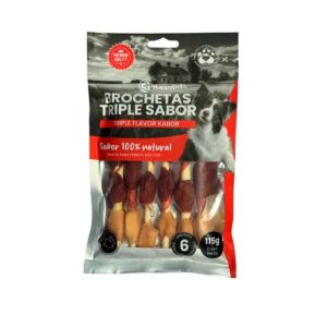 HappyPets Snack Brochetas Triple Sabor