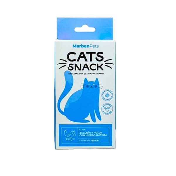Cat Snack Salmón y Pollo con Hierba Gatera 80 Grs - Imagen 2