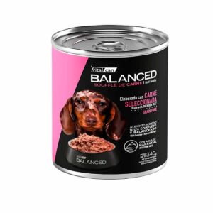 Balanced Lata Perro Cachorro Souffle de Carne