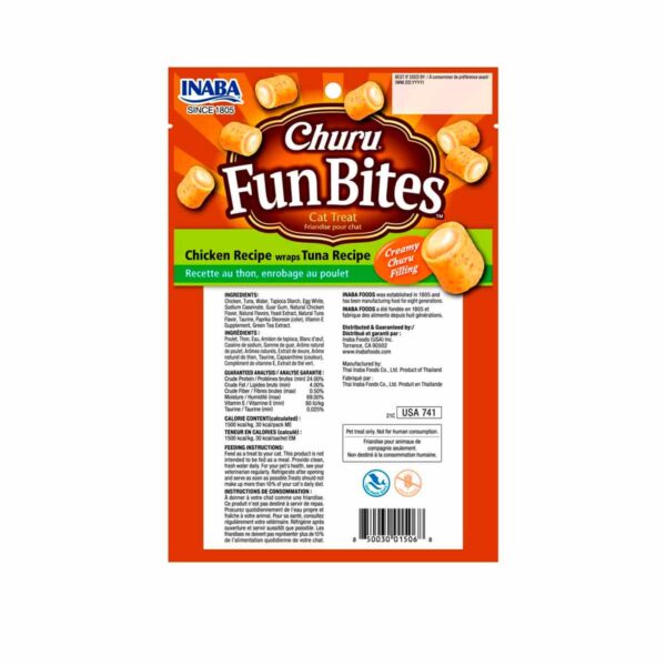 Churu Fun Bites pollo con atún