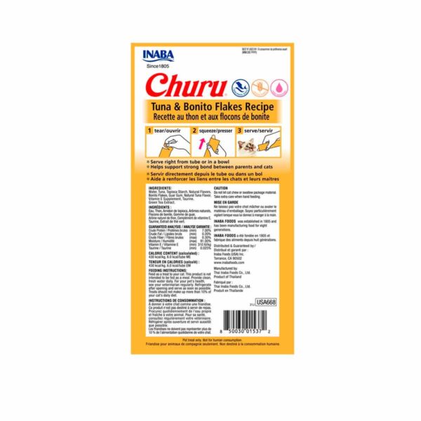 Churu de atún con hojuelas de Bonito