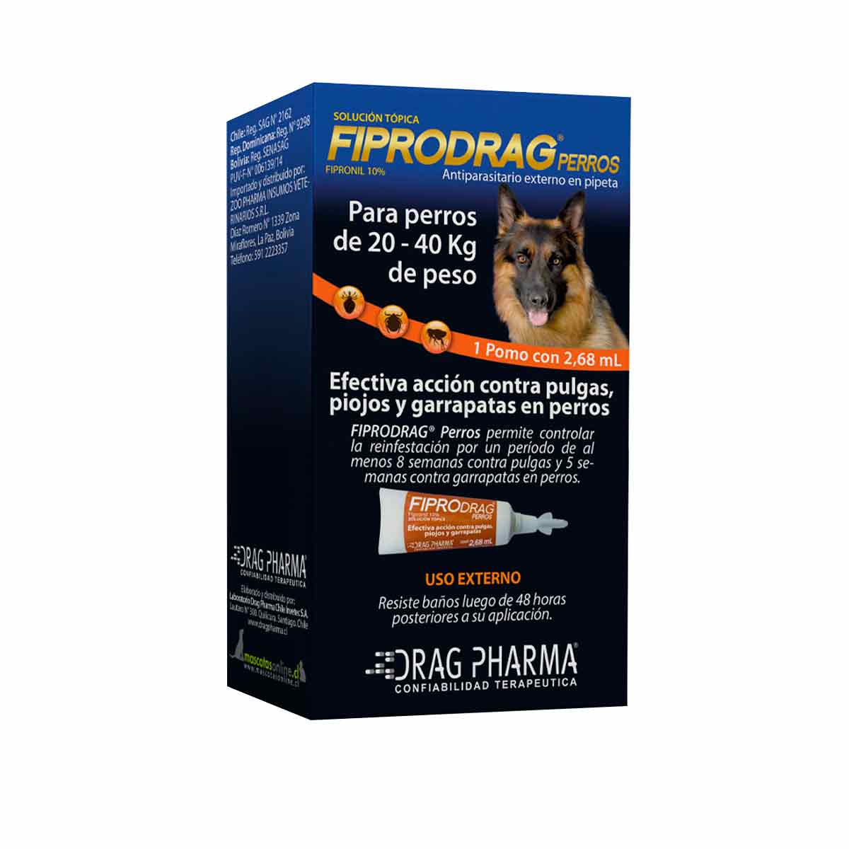FIPRODRAG-Perro-20-40-Kg Fiprodrag Perro