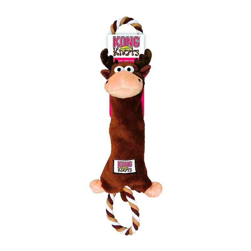 KONG-Tugger-Knots-Moose.jpg JUGUETE KONG TUGGER KNOTS MOOSE M/L - Imagen 1