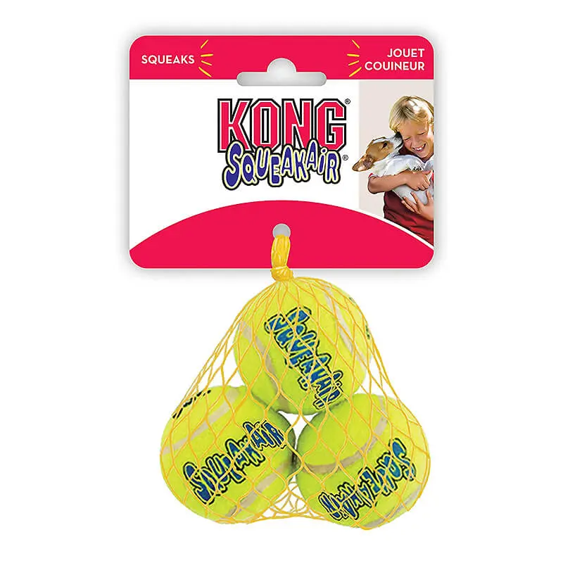Kong-Ball-Air-XS.jpg JUGUETE KONG PELOTA TENIS X3UN SQUEAKERS - Imagen 1