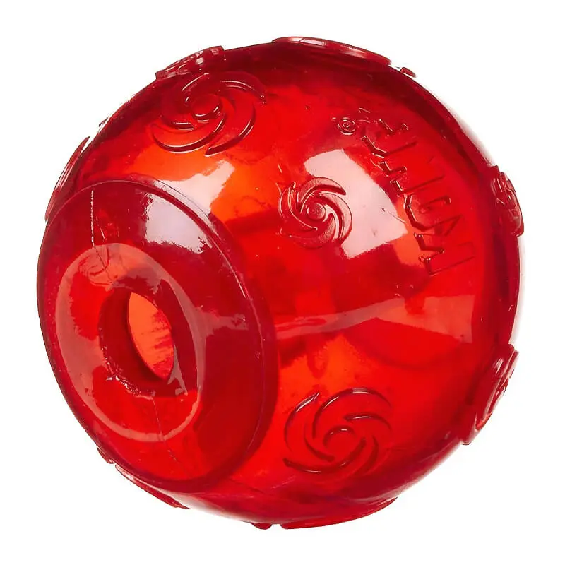 Kong-Squeezz-Ball-M-Rojo.jpg JUGUETE KONG SQUEEZZ BALL TALLA L ROJA - Imagen 1