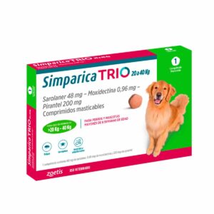 Simparica Trio 20 a 40 Kgs