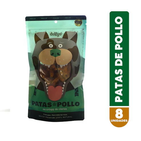 patas_de_pollo_1_1 DOGGO SNACK PREMIUM PATAS DE POLLO CON CRISPY DE CERDO - Imagen 1