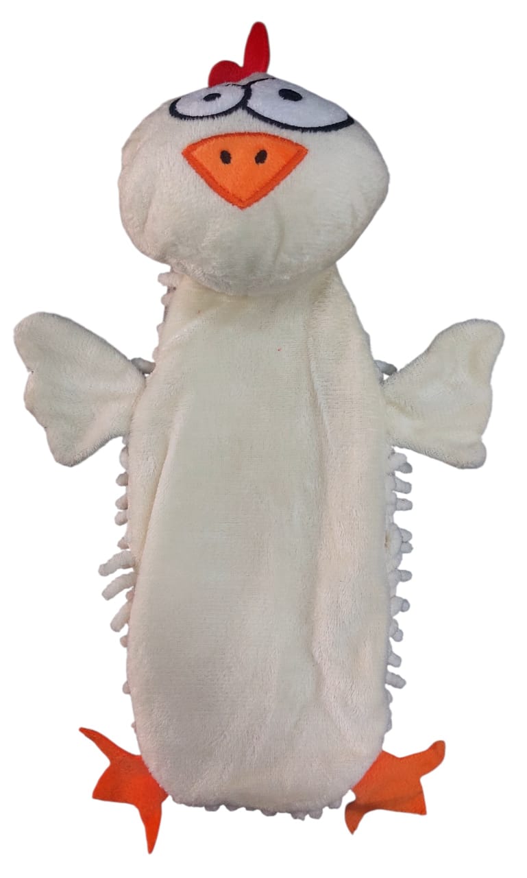 POLLO JUGUETE PELUCHE ANTI ESTRÉS POLLO ASOMBRO - Imagen 1