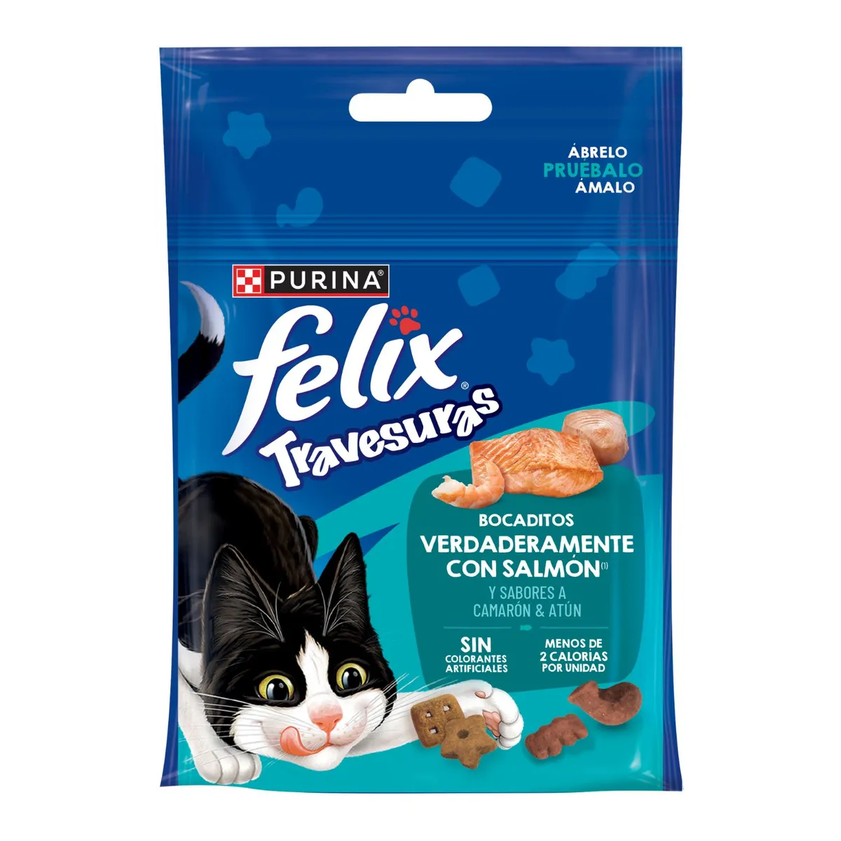 felix travesuras bocadito salmon Felix travesuras bocaditos salmon 40 Gr - Imagen 1